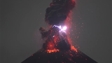 Video: Hãi hùng khoảnh khắc núi lửa tự tạo ra tia chớp ở Indonesia