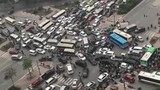 Video: Cảnh tắc đường kinh hoàng ở Hà Nội từ góc quay trên cao