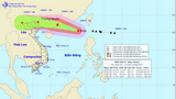 Tin nóng: Cơn bão số 6 trên Biển Đông