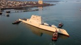 Mỹ hạ thủy siêu khu trục hạm Zumwalt tỷ USD cuối cùng