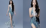 Lộ váy tuyệt đẹp Lương Thùy Linh diện trong chung kết Miss World Vietnam