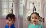 Tết tóc cho con gái cực chất, người mẹ Thái Lan gây bão mạng