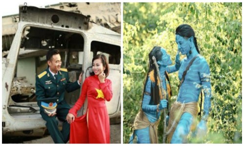 Chụp ảnh cưới hàng độc của các cặp đôi Việt