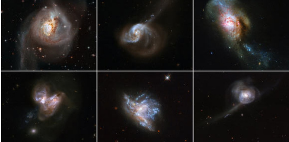 Sáu thiên hà đang xảy ra điều được dự báo làm văng Trái Đất