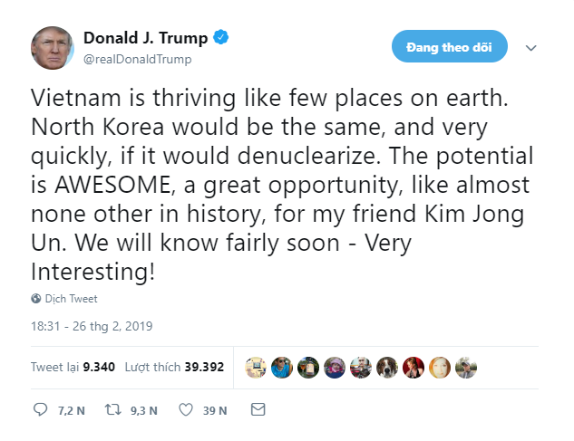 Tong thong Trump “nhan nhu” gi Chu tich Kim Jong-un truoc cuoc gap lich su?