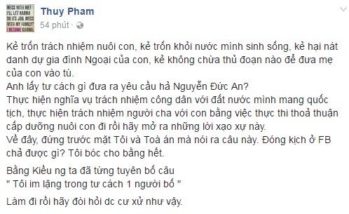 Ngoc Thuy phan ung gi khi dai gia Nguyen Duc An phat ngon “con yeu