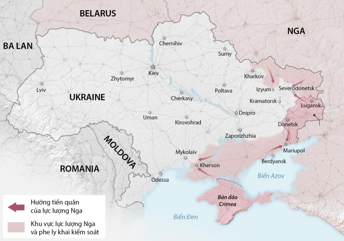 Buoc dot pha lon: Tuyen phong thu cua Ukraine o Donbas bi pha vo