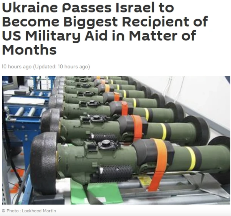 Ukraine da vuot qua Israel trong viec nhan vien tro quan su My