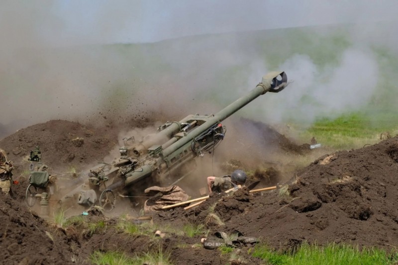 Khong quan Nga pha huy 16 khau phao M777 cua Ukraine mot ngay-Hinh-5