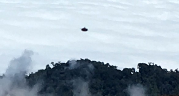 Lieu UFO hinh dia tung hoanh tren nui lua Costa Rica?