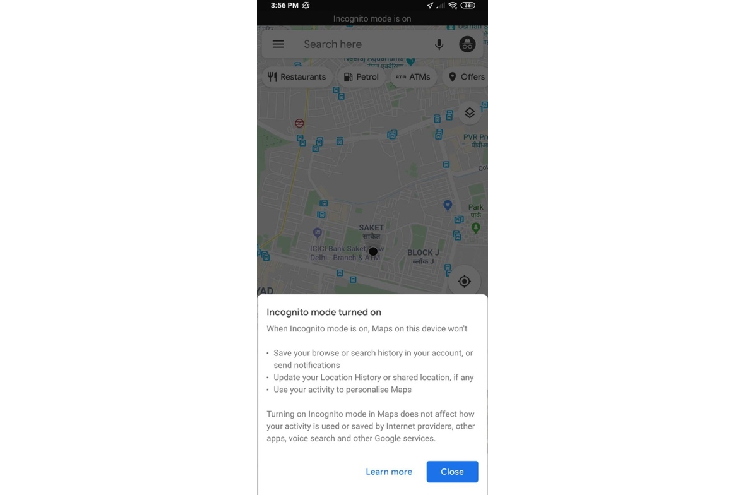 Cach bat tat che do an danh Google Maps danh cho Android-Hinh-3