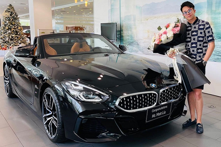 Ban trai Hoa hau Huong Giang - Matt Liu tau BMW Z4 hon 3,3 ty