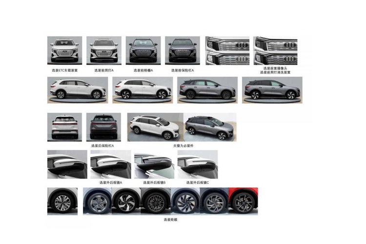 Audi Q5 E-Tron 2022 lo dien hinh anh thiet ke 3 hang ghe-Hinh-3