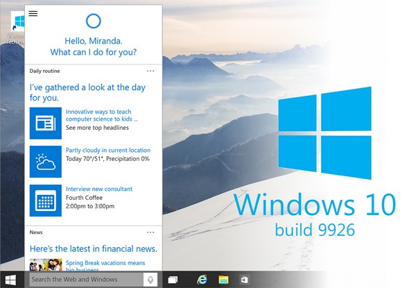 upgrading to windows 10 technical preview