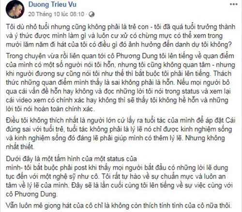 Duong Trieu Vu tuoi roi giua on ao voi danh ca Phuong Dung-Hinh-3