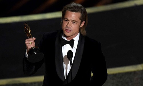 Brad Pitt xuc dong muon danh tuong vang Oscar cho cac con