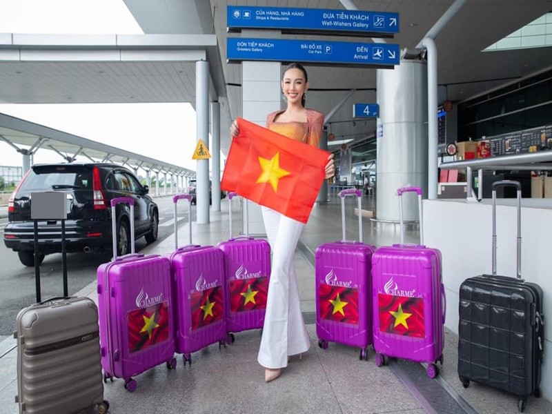 Nguyen Thuc Thuy Tien rang ro, nhan tin vui khi thi Miss Grand International