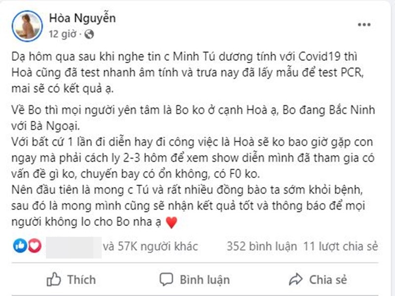 Le Quyen, Hoa Minzy ra sao khi tiep xuc Minh Tu mac COVID-19?-Hinh-6