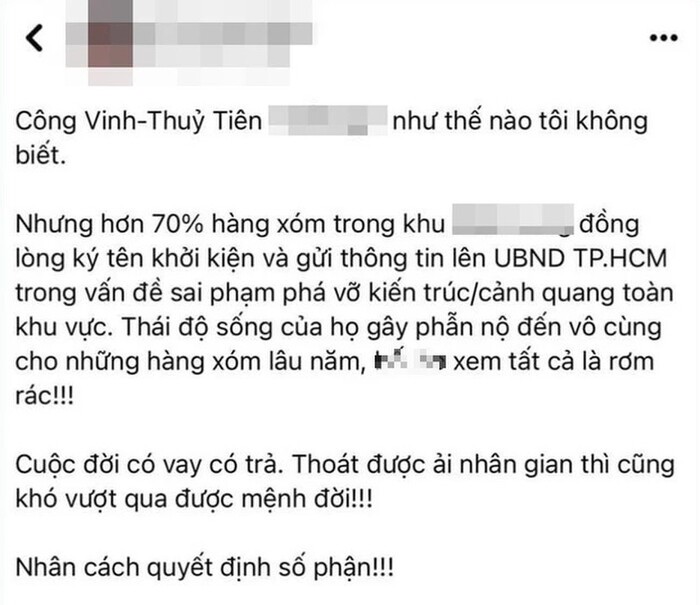 Cong Vinh - Thuy Tien tiep tuc gap 
