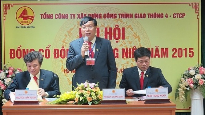 Pho TGD Cienco 4 Nguyen Quang Vinh sai pham gi de bi ky luat?
