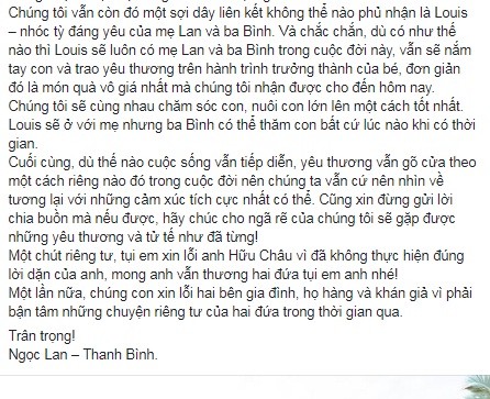 Ngoc Lan - Thanh Binh tuyen bo ly hon, phu nhan co nguoi thu 3-Hinh-3