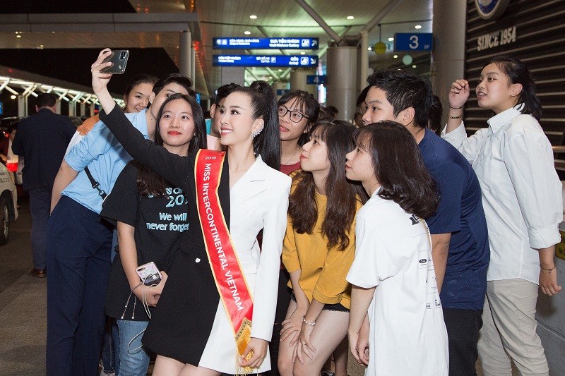 Tieu Vy, Phuong Nga xinh dep toi tien Thuy An sang Ai Cap thi Miss Intercontinental-Hinh-13
