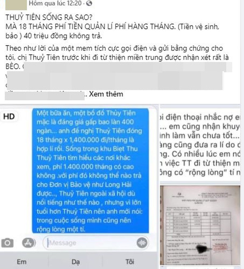 Thuy Tien bi to no tien bao ve 18 thang chua tra-Hinh-2