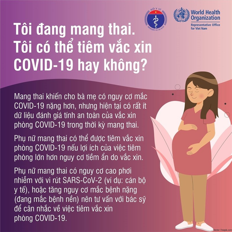 Phu nu mang thai tiem vac xin COVID-19 can luu y gi?