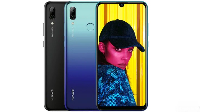 Huawei trinh lang P Smart 2019 gia re, camera sau kep