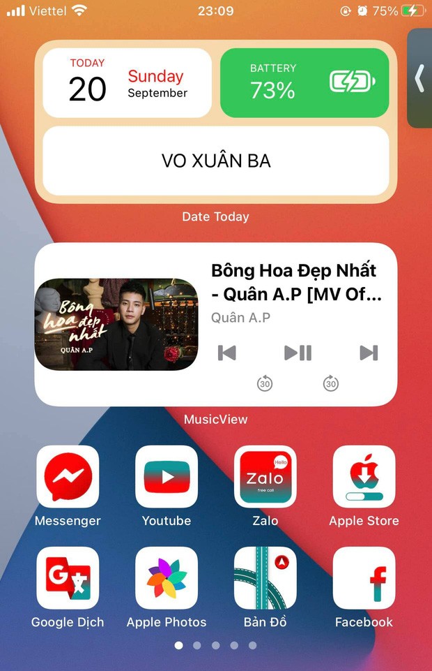Tinh nang Widget tu che man hinh “go diem” cho iOS 14 sau loat loi lon-Hinh-10