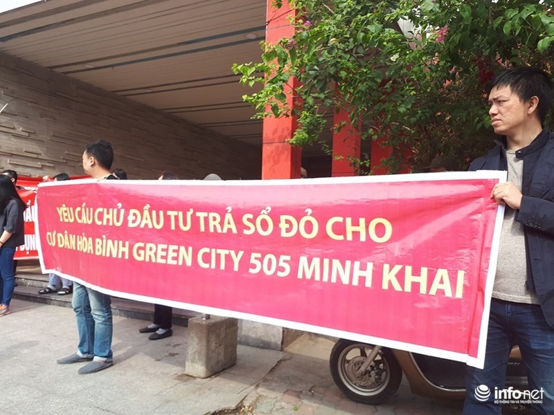 O 3 nam chua co “so do”, cu dan Hoa Binh Green City 