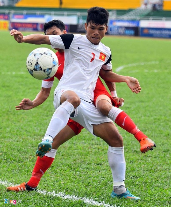 Lo la phut cuoi, U21 Viet Nam thua U21 Singapore cay dang-Hinh-2