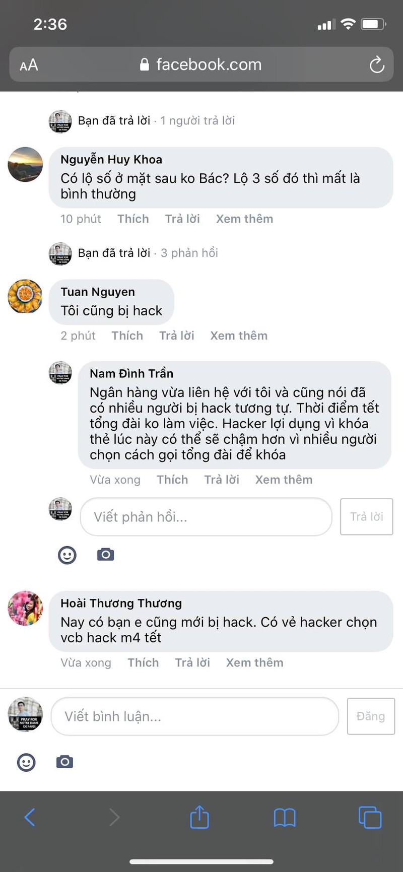 Nhieu khach hang to Vietcombank dinh loi bao mat hang loat-Hinh-4