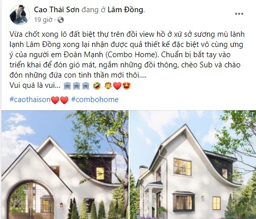 He lo biet thu long lay sap xay tai Lam Dong cua Cao Thai Son