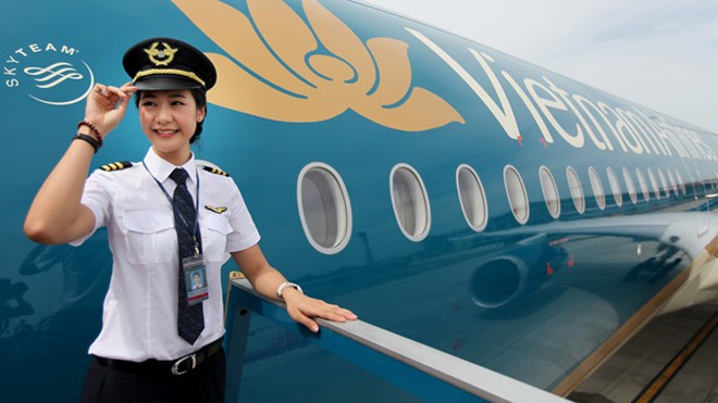 Du da 132 trieu dong/thang, luong phi cong Vietnam Airlines van tiep tuc tang