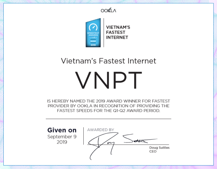 VNPT la nha mang co toc do Internet so 1 Viet Nam