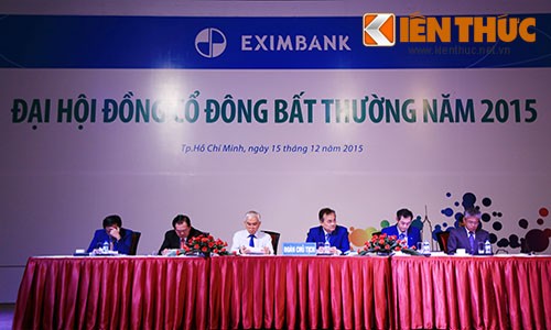 Tranh cai nay lua tai Dai hoi Co dong Eximbank 2015