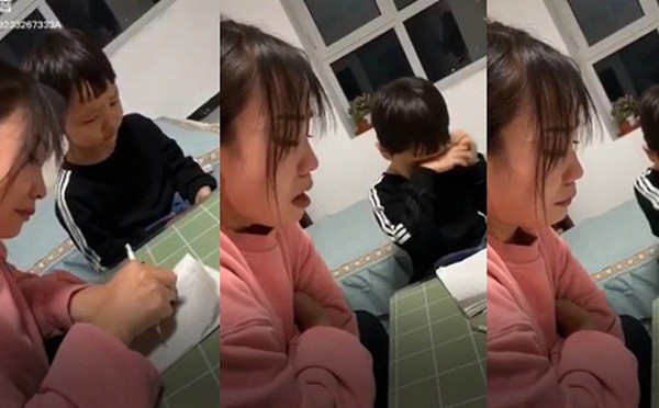 Dạy con làm bài tập mà mẹ khóc mếu máo, dân mạng thi nhau thả ha ha - Ảnh 1