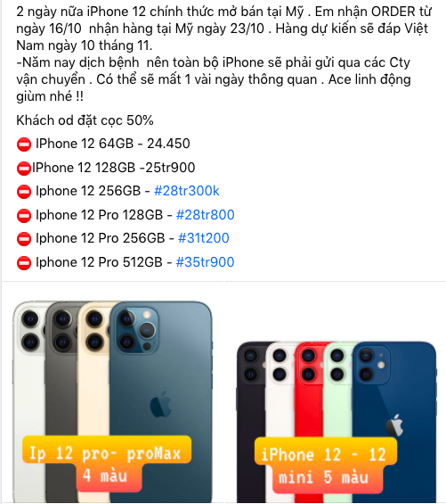iPhone 12 ban Pro xach tay doi gia o Viet Nam-Hinh-2