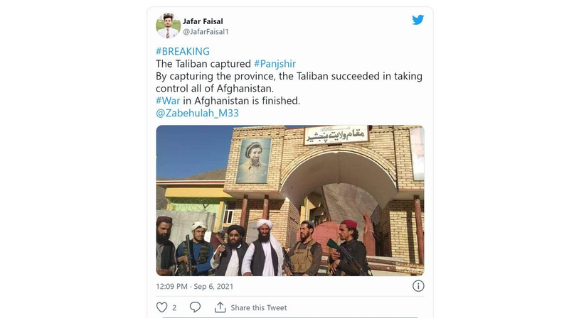 Thung lung Panjshir that thu, Taliban tuyen bo chien tranh cham dut-Hinh-3