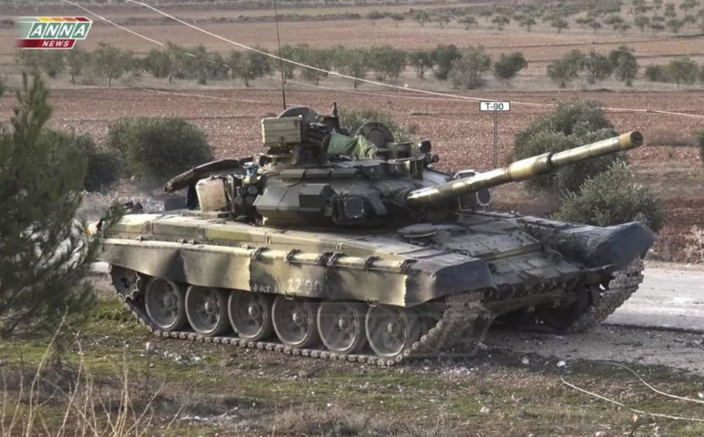 Xe tang T-90 Syria tien danh phien quan than Tho Nhi Ky tai Idlib-Hinh-16