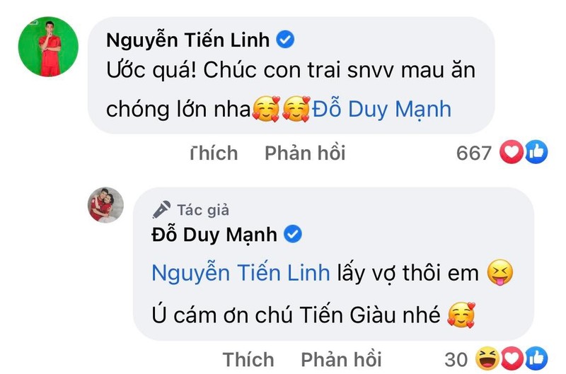 Tien Linh 'dao hoa' nhin gia dinh Duy Manh sum vay chi biet uoc-Hinh-2