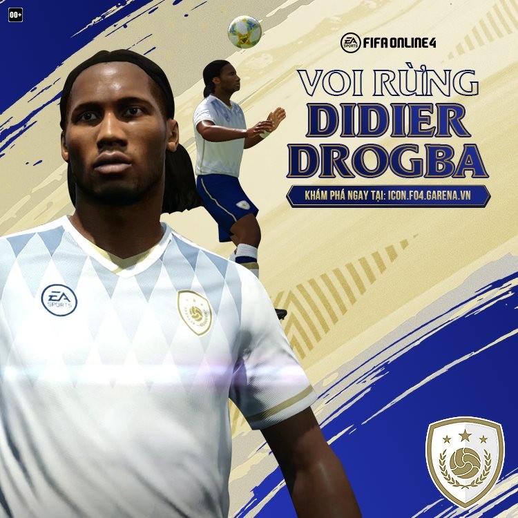 Phat cuong vi su xuat hien cua Drogba trong FIFA Online 4