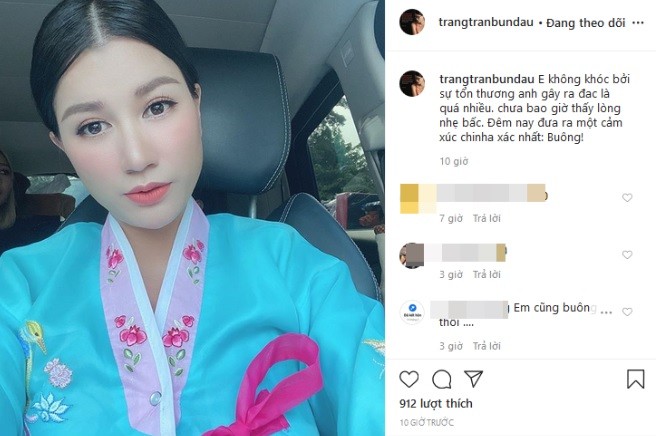 Chong Trang Tran len tieng dinh chinh nghi van hon nhan ran nut