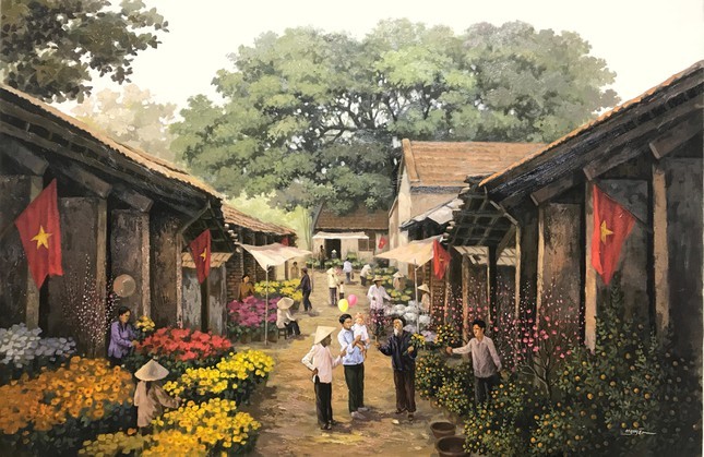 Bo tranh ‘Tet que nha’ cua hoa si 9X Tran Nguyen lam nao long-Hinh-8