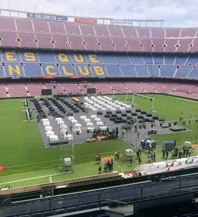 Barca bi che nhao vi cho thue Camp Nou de to chuc dam cuoi