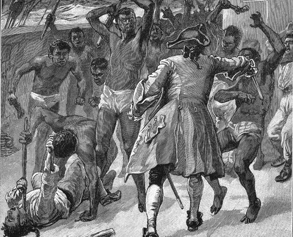 Восстание на плантации. Телесные наказания рабов. Танцы рабов.