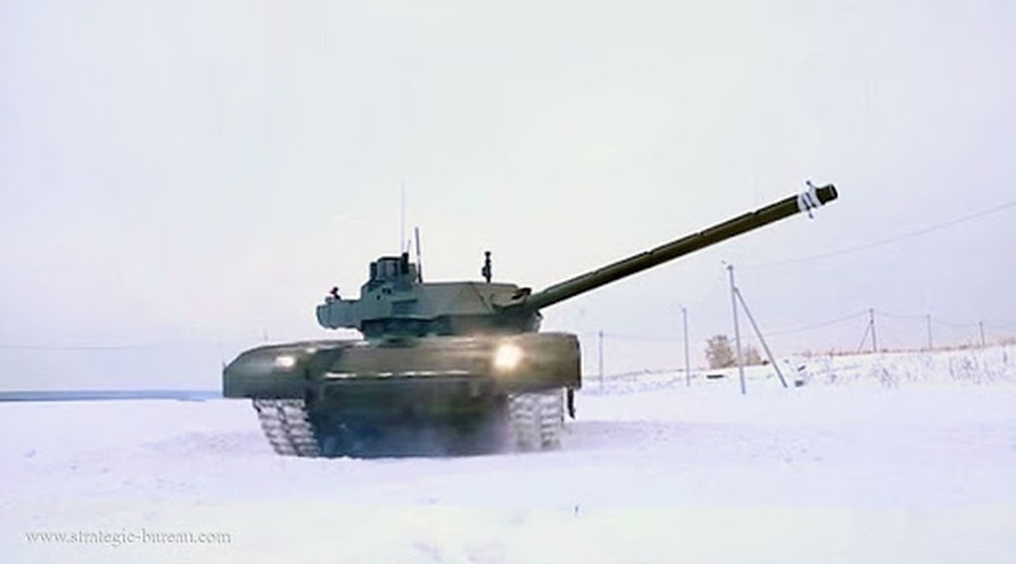 Xe tang T-14 Armata nang cap se mang phao 152mm sieu khung