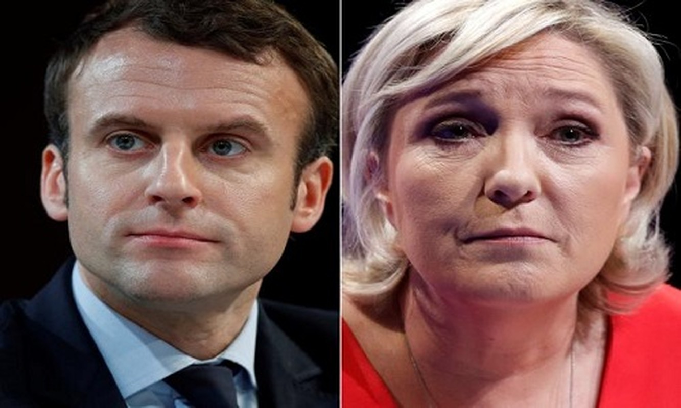 Anh: Nguoi ung ho an mung chien thang cua ba Le Pen, ong Macron