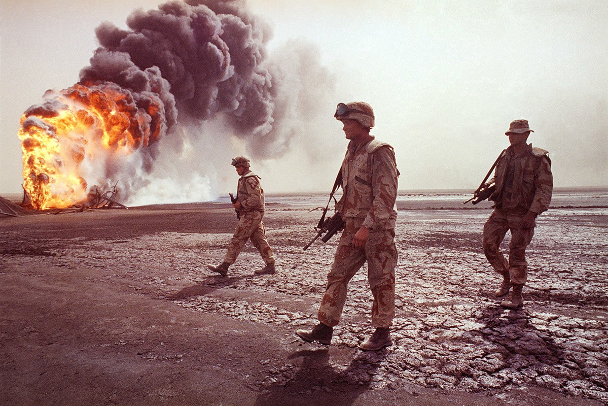 Hanh dong pha hoai cua binh linh Iraq truoc khi rut khoi Kuwait-Hinh-13